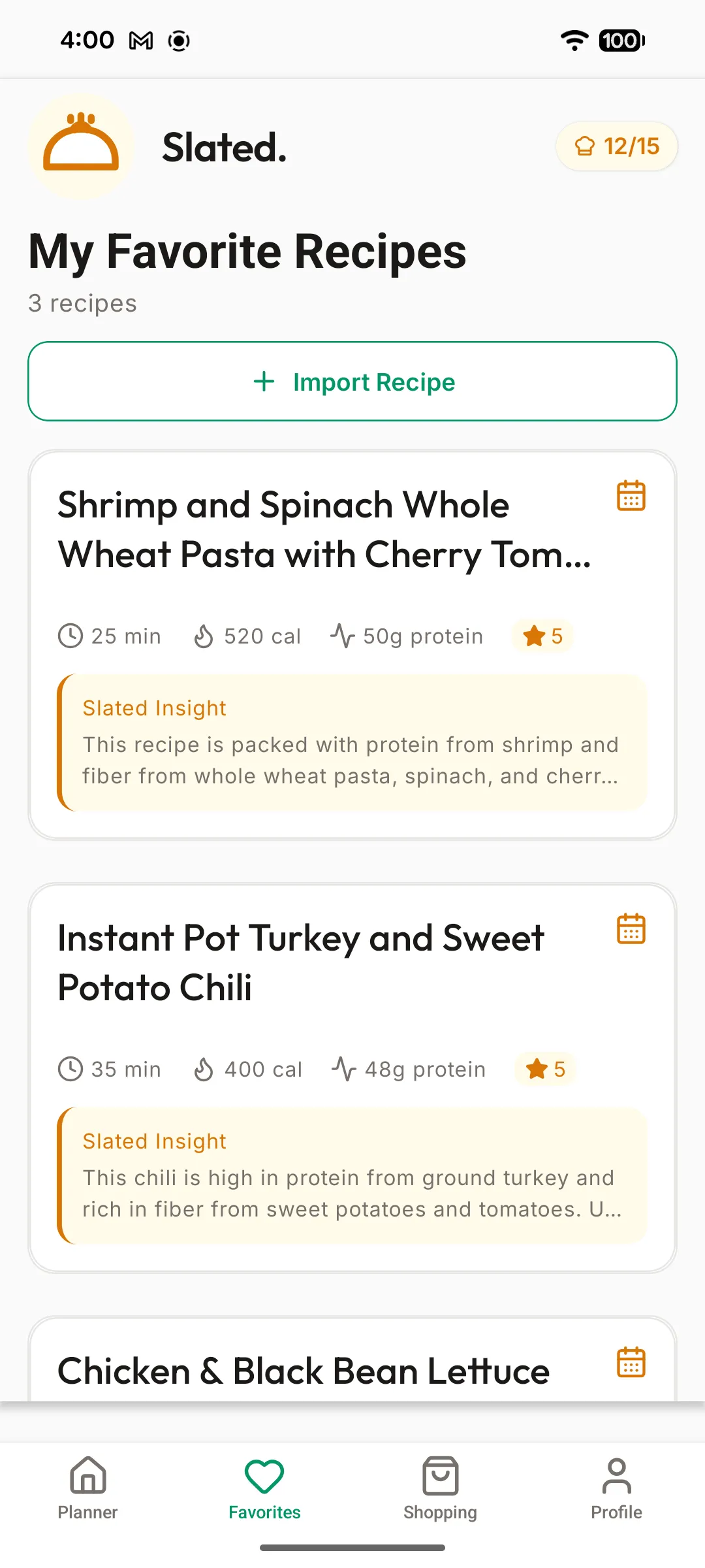 Favorite Recipes Collection